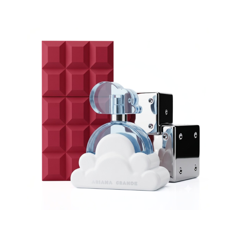 Zestaw 3 perfum | Cherry Baby by Sabrina Carpenter, Your Turn Eau de Parfum Spray, Cloud by Ariana Grande 100 ml
