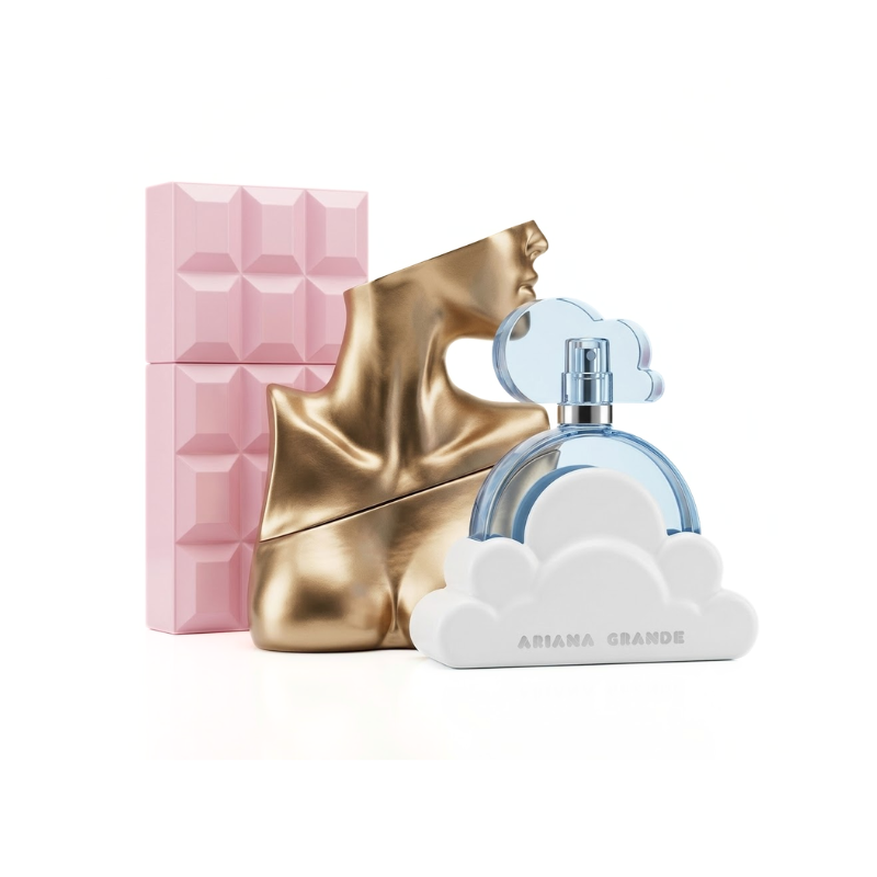 Zestaw 3 perfum | Cloud by Ariana Grande, Sweet Tooth by Sabrina Carpenter, Eilish by Billie Eilish 100 ml