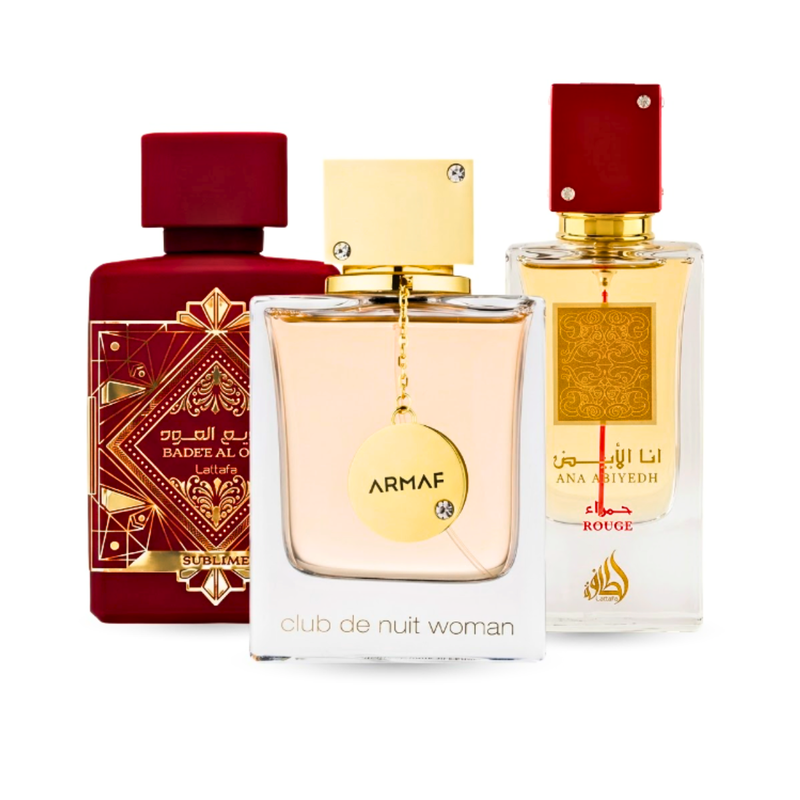 Zestaw 3 perfum | Club de Nuit Woman + Sublime + Ana Abiyedh Rouge 100 ml