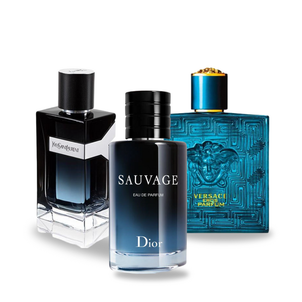 Zestaw 3 perfum | Sauvage, Y Men, Eros 100 ml
