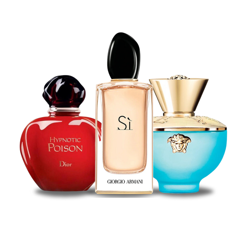 Zestaw 3 perfum | Hypnotic Poison, Sì, Dylan Turquoise 100 ml