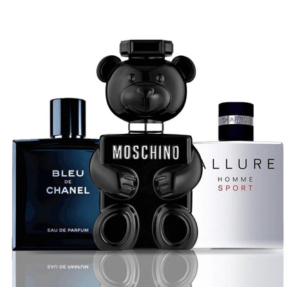 Zestaw 3 perfum | Toy Boy + Bleu de Chanel + Allure Homme Sport 100 ml